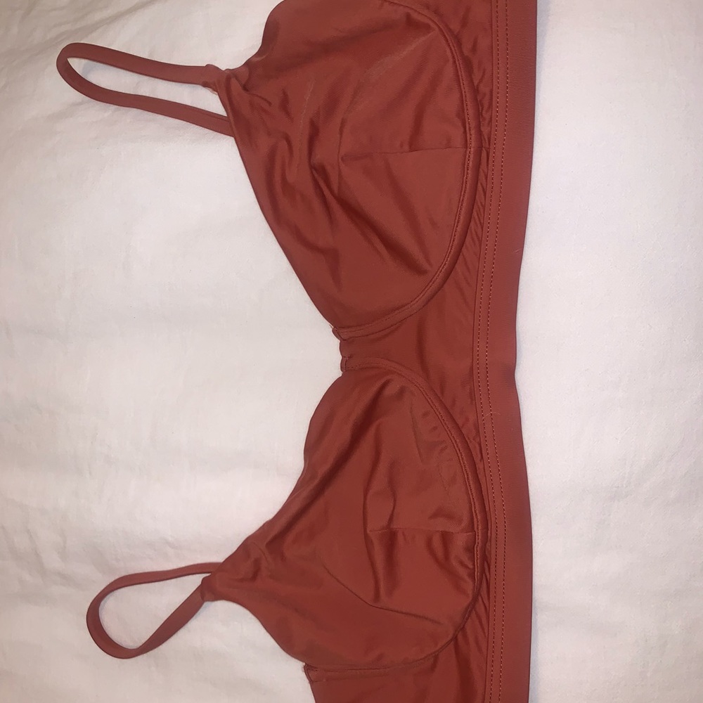 madewell second wave structured bikini top